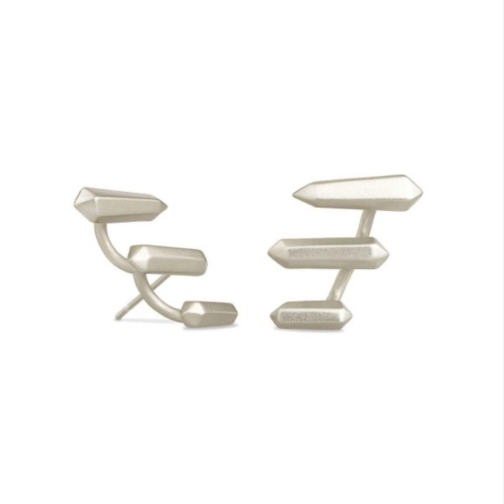 Kendra Scott Silver Billie Ear Climber Earrings